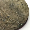1909 Abraham Lincoln large bronze medallion