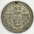 1910 Union of SA - King George opening of the first parliament medallion