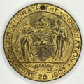 1902 Coronation medallion - Edward 7 - excellent