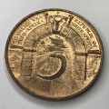 1966 South Africa 5 year Republic - Johannesburg medallion - UNC