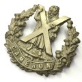Great Britain Infantry of the Line Cameron Highlanders cap badge with lugs