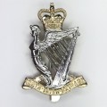 Great Britain North Irish brigade cap badge - E.R.2 crown - Stay-brite slide