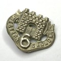 Canada 6th Western Canadian collar badge