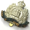 Great Britain Suffolk Regiment WW1 badge - Kings Crown - 1915-1919 - Bi-metal - With slide