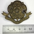 Great Britain Lancashire Hussars I.Y. badge with lugs - Brass