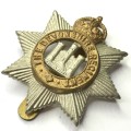 Great Britain The Devonshire regiment Kings crown badge - Bi-metal - Slide