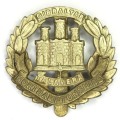 Great Britain Northamptonshire regiment cap badge - Bi-metal - slide