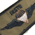 Paratrooper Instructor  wing - black embroided