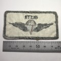 Paratrooper Instructor  wing - black embroided