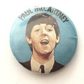 Original Beatels Paul McCarthy pin badge
