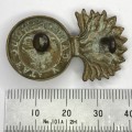 Great Britain Royal Northumberland Fusiliers collar badge, left side, lugs