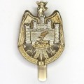 Great Britain Bedfordshire and Hertfordshire Regiment cap badge - Anodised - Slide