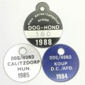 3 Dog licenses with no.180 - Langkloof, Koup and Calitzdorp