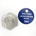 2 Dog licenses with no 666 - Pacaltsdorp 1986 and Laingsburg 1984