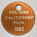 Dog License - 2 licenses with no. 333 - Calitzdorp 1982 and 1986