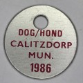 Dog License - 2 licenses with no. 333 - Calitzdorp 1982 and 1986