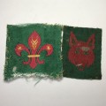 Lot of 4 Boy Scouts cloth Badges