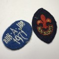 Lot of 4 Boy Scouts cloth Badges