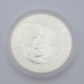 2008 Nelson Mandela 90th Birthday proof sterling silver 1 oz medallion