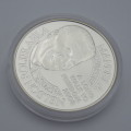 2008 Nelson Mandela 90th Birthday proof sterling silver 1 oz medallion