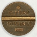 Gettone telephone token no 7609