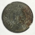 JH Cartwright Cape Colony one shilling token