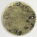 Whyte and Mackays special whisky token