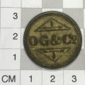 OG and Co 1 shilling token - no number