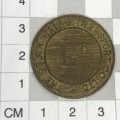 British Swansea Police 1 and a half D Transport token