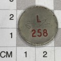General Post Office 10 cent token - number L258