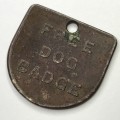 1917 Transvaal Free Dog Badge no. 2100