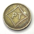 Vintage P.T post office token