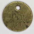 Vintage SPCA Wellington token