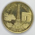 Paris, France Tourist token - Enameled