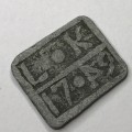 1749 Scottish Communion token - Rare
