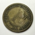 Pair of Middlesbrough Co-operative society Ltd 1 Pint tokens