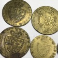 Lot of 8 different Great Britain card/gambling tokens