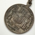 Johannesburg 1919 peace medal with original ribbon