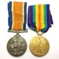 Set of WW1 medals issued to PTE J Isaacs of the 1st Cape Corps