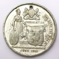 1911 Coronation medallion of King George v