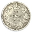 1882 Canada 10 Cent - silver