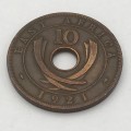 1921 East Africa 10 Cent - VF+