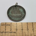 Foudroyant Nelson 1897 mdal struck from copper of Nelson`s flagship - Excellent condition