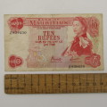 Mauritius 10 Rupees banknote