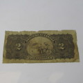 Dominion of Canada 1897 Courtney dark brown banknote - very well used