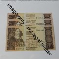 South Africa GP de Kock 1984 3rd issue - 3 consecutive notes
