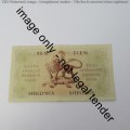 South Africa MH de Kock 10 Shilling 21-12-1955 VF +