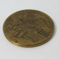 Jewish Jerusalem bronze medallion