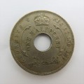 1918 British West Africa H Half Penny