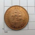1953 South African Top condition penny - Uncirculated